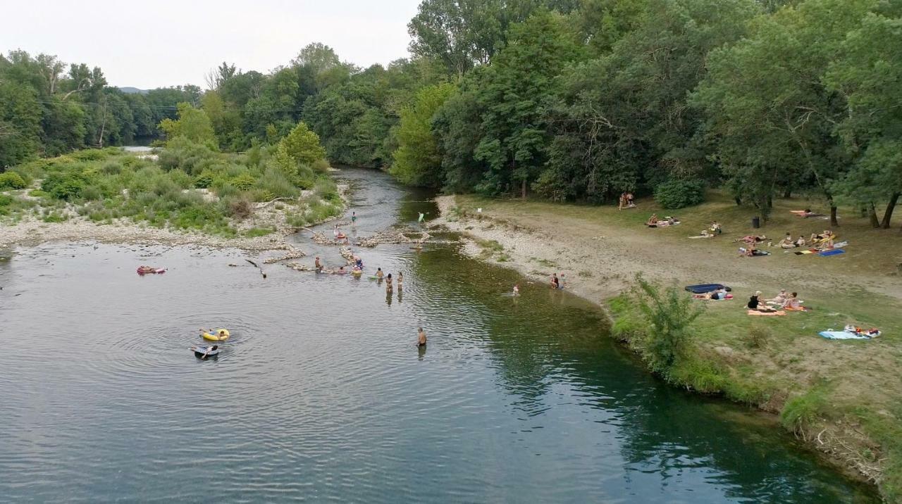 Camping Le Chassezac Sampzon Esterno foto
